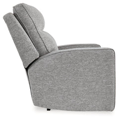 Biscoe Pewter Power Recliner - Ornate Home