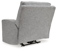 Biscoe Pewter Power Recliner - Ornate Home