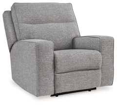 Biscoe Pewter Power Recliner - Ornate Home