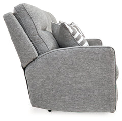 Biscoe Pewter Power Reclining Sofa - Ornate Home