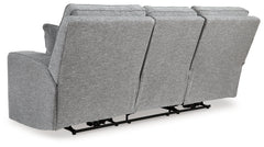 Biscoe Pewter Power Reclining Sofa - Ornate Home
