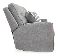 Biscoe Pewter Power Reclining Sofa - Ornate Home
