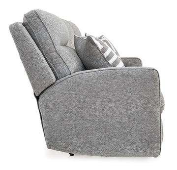 Biscoe Pewter Power Reclining Sofa - Ornate Home