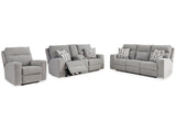 Biscoe Power Reclining Sofa, Loveseat and Recliner - Ornate Home