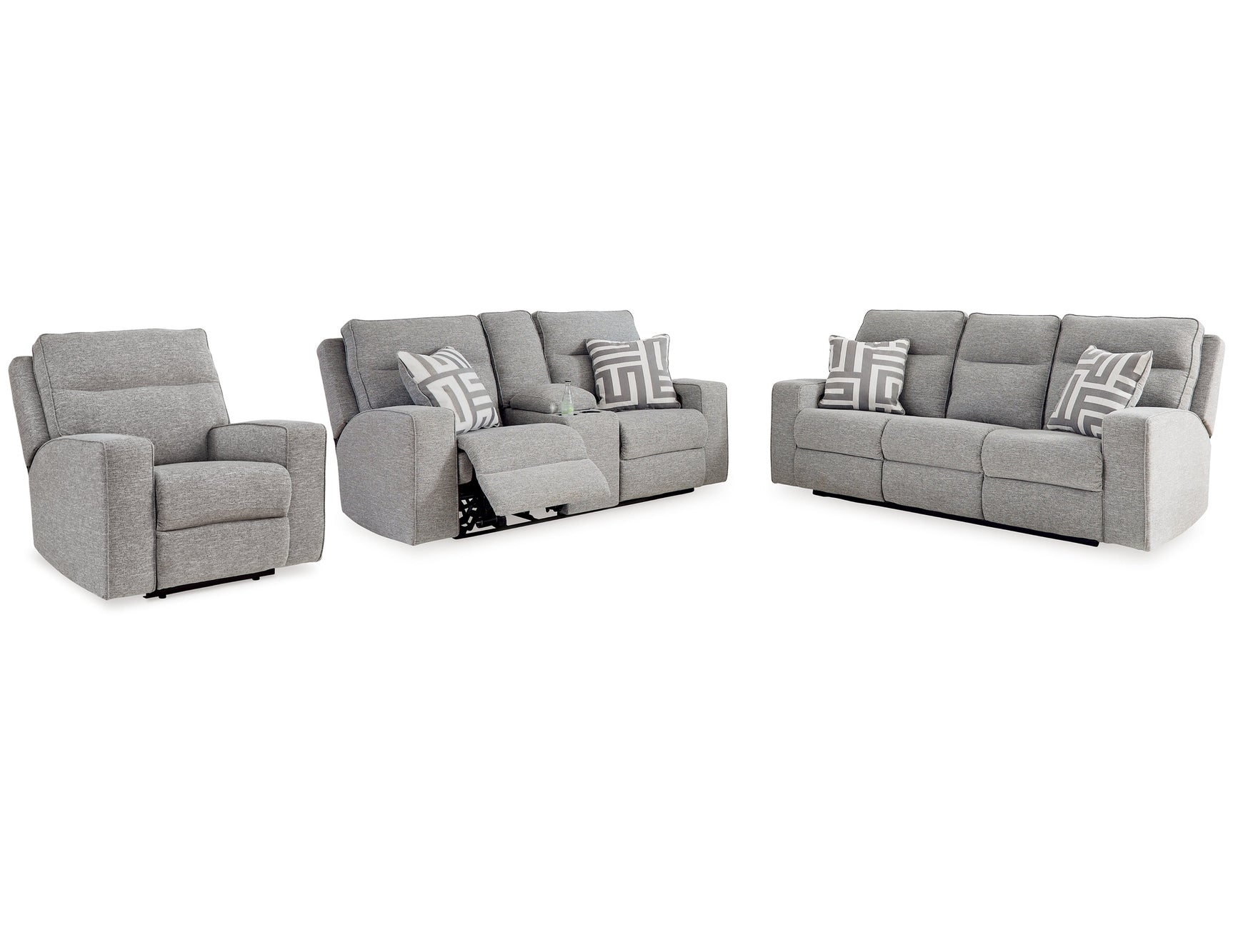 Biscoe Power Reclining Sofa, Loveseat and Recliner - Ornate Home