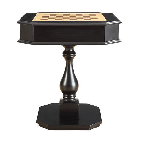 Bishop Black Game Table - Ornate Home