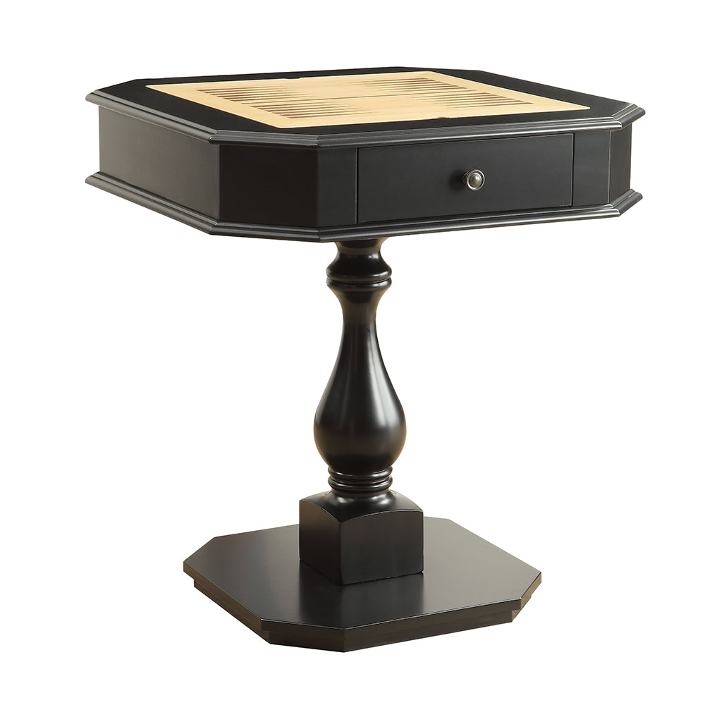 Bishop Black Game Table - Ornate Home