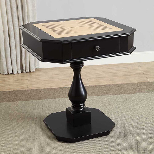Bishop Black Game Table - Ornate Home