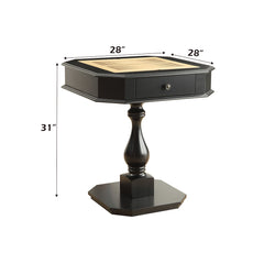 Bishop Black Game Table - Ornate Home