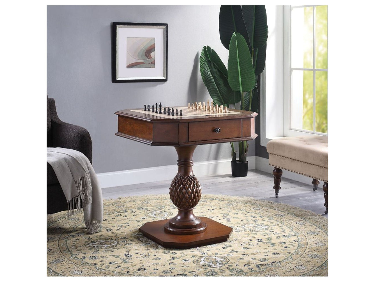 Bishop II Cherry Game Table - Ornate Home