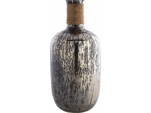 Bitadtun Metallic Splatter Glass Vase - Ornate Home