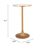 Bite Beige & Gold Bar Table - Ornate Home