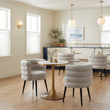 Bite Beige & Gold Bistro Table - Ornate Home