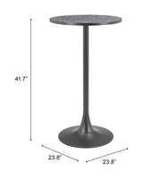 Bite Black Bar Table - Ornate Home