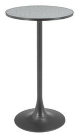 Bite Gray & Black Bar Table - Ornate Home