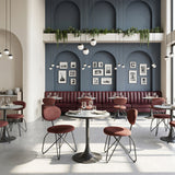 Bite Gray & Black Bistro Table - Ornate Home