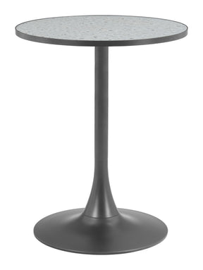 Bite Gray & Black Bistro Table - Ornate Home