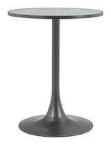 Bite Gray & Black Bistro Table - Ornate Home