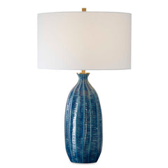 Bixby Blue Table Lamp - Ornate Home