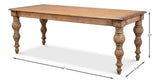 Bixby Brown Dining Table - Ornate Home