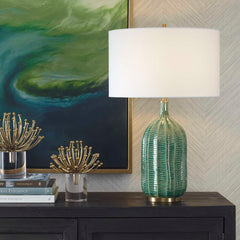 Bixby Green Table Lamp - Ornate Home