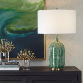 Bixby Green Table Lamp - Ornate Home