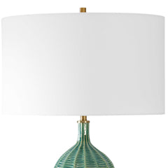 Bixby Green Table Lamp - Ornate Home