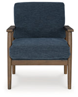 Bixler Navy Accent Chair - Ornate Home