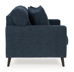 Bixler Navy Loveseat - Ornate Home