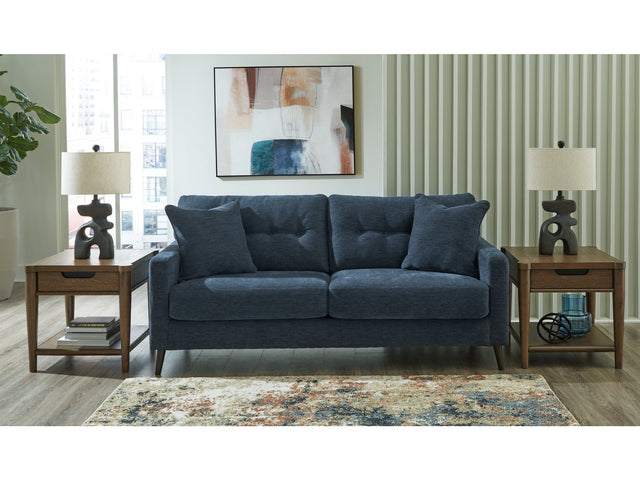 Bixler Navy Sofa - Ornate Home