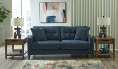 Bixler Navy Sofa and Chaise - Ornate Home