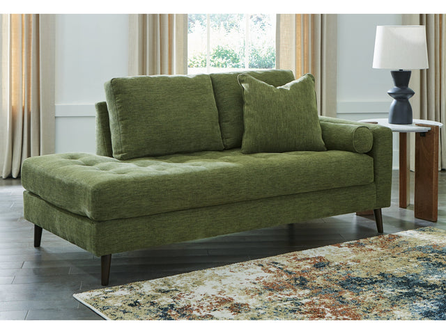 Bixler Olive Corner Chaise (Online Special Price) - Ornate Home
