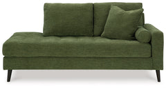 Bixler Olive Corner Chaise - Ornate Home