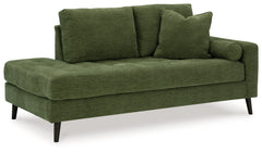 Bixler Olive Corner Chaise - Ornate Home