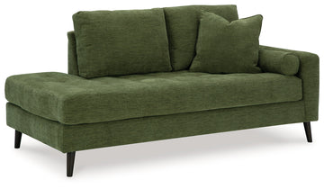 Bixler Olive Corner Chaise - Ornate Home
