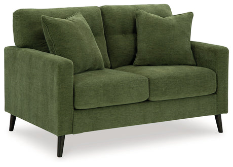 Bixler Olive Loveseat - Ornate Home