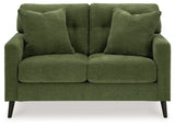 Bixler Olive Loveseat - Ornate Home