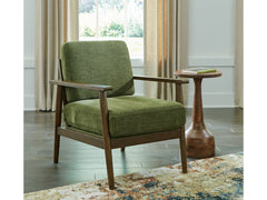 Bixler Olive Showood Accent Chair - Ornate Home