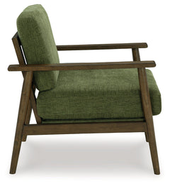 Bixler Olive Showood Accent Chair - Ornate Home