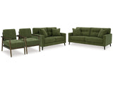 Bixler Olive Sofa, Loveseat and 2 Chairs (Online Special Price) - Ornate Home