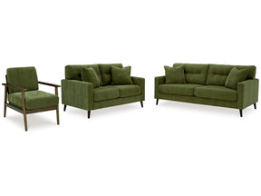 Bixler Olive Sofa, Loveseat and Chair - Ornate Home