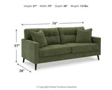 Bixler Olive Sofa, Loveseat and Chair - Ornate Home