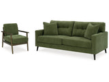 Bixler Olive Sofa and Chair - Ornate Home