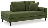 Bixler Olive Sofa and Chaise - Ornate Home