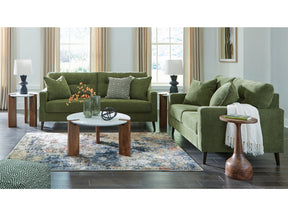 Bixler Olive Sofa and Loveseat - Ornate Home
