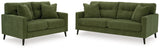 Bixler Olive Sofa and Loveseat - Ornate Home