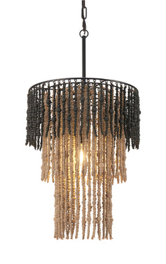 Bizu Black & Beige Ceiling Lamp - Ornate Home