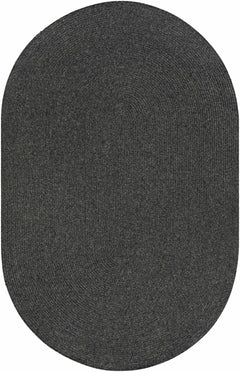 Black Braided Faux Jute Outdoor Rug - Ornate Home