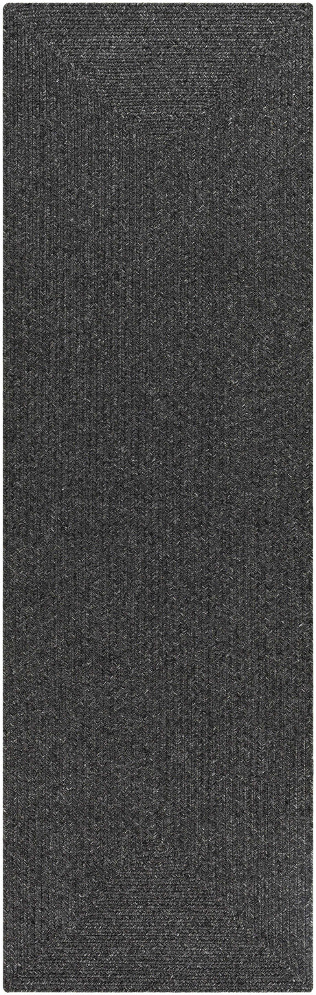 Black Braided Faux Jute Rug - Ornate Home