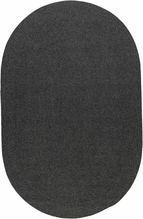 Black Braided Faux Jute Rug - Ornate Home